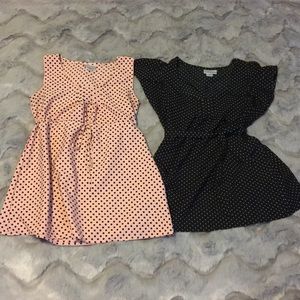 2 set of Oh! Mamma Maternity Blouses